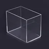 Custom portable detachable drill pole base clear acrylic watch box jewelry ring display case for ring jewelry