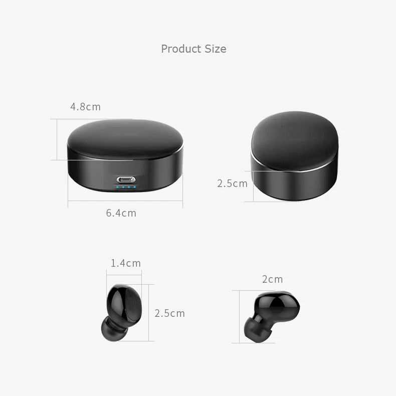Auricolari Wireless Designer Diamond Earphone Blue tooth Waterproof Earbud Fashion Design Headphones - ANKUX.COM