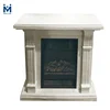 Stone surface Concrete Freestanding Indoor Heating Fireplace