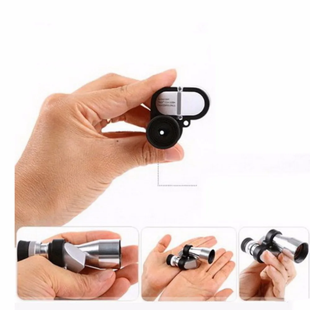 2016 Hot Sale Universal 8x20 Pockets Mini Adjustable Monocular Super HD Optical Telescopes Outdoor Corner Hunting Telescope