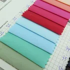 wholesale woven plain weave style 60S washed 100% cotton fabric for t-shirt, pants, garment bags, jackets, women dress
