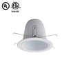 4"5" 6"White Baffle Metal Recessed Can Light Trim for LED bulb BR30/38/40 PAR30/38/40 Incandescent CFL Halogen White reflector