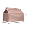 Factory Stock Pu Leather Cover Soft Tissue Box with Custom Logo
