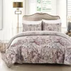 Printed Tencel Comforter Bedding Set Duvet Cover Hotel Linen Bed Sheet