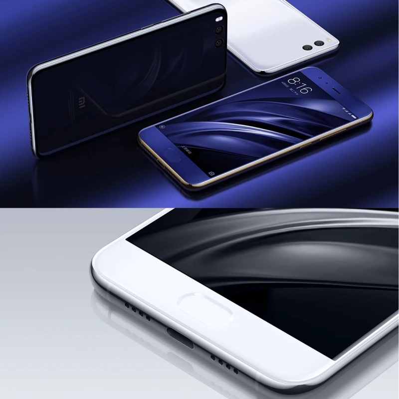 Hot selling Xiaomi Mi6 6GB 64GB 5.15 inch Curved Edge Qualcomm Snapdragon 835 4G GPS smartphone