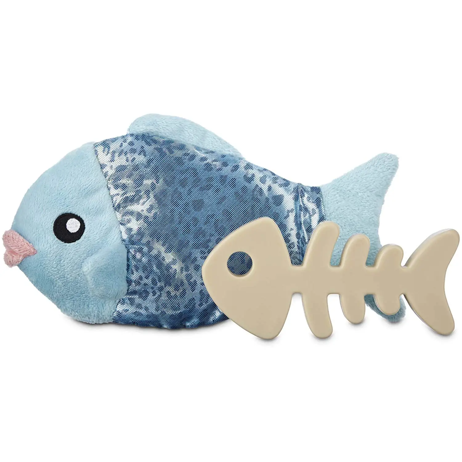 leaps & bounds play plush fish dog toy