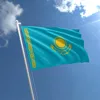 Hot Selling 3x5ft Large Digital Printing Banner Polyester Kazakhstan National Flag