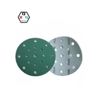 Green Color Car Painting used Hook & Loop Abrasive Disc for Polishing