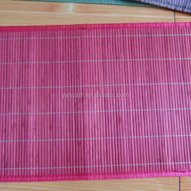 table bamboo mat