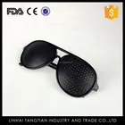 TTY-0304 plastic various fashion style cheap custom wholesale eyesight impove pinhole glasses sun glasses