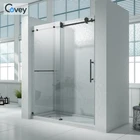 hotel room glass shower partition with door bathroom glass doors for shower sliding glass frameless shower doors