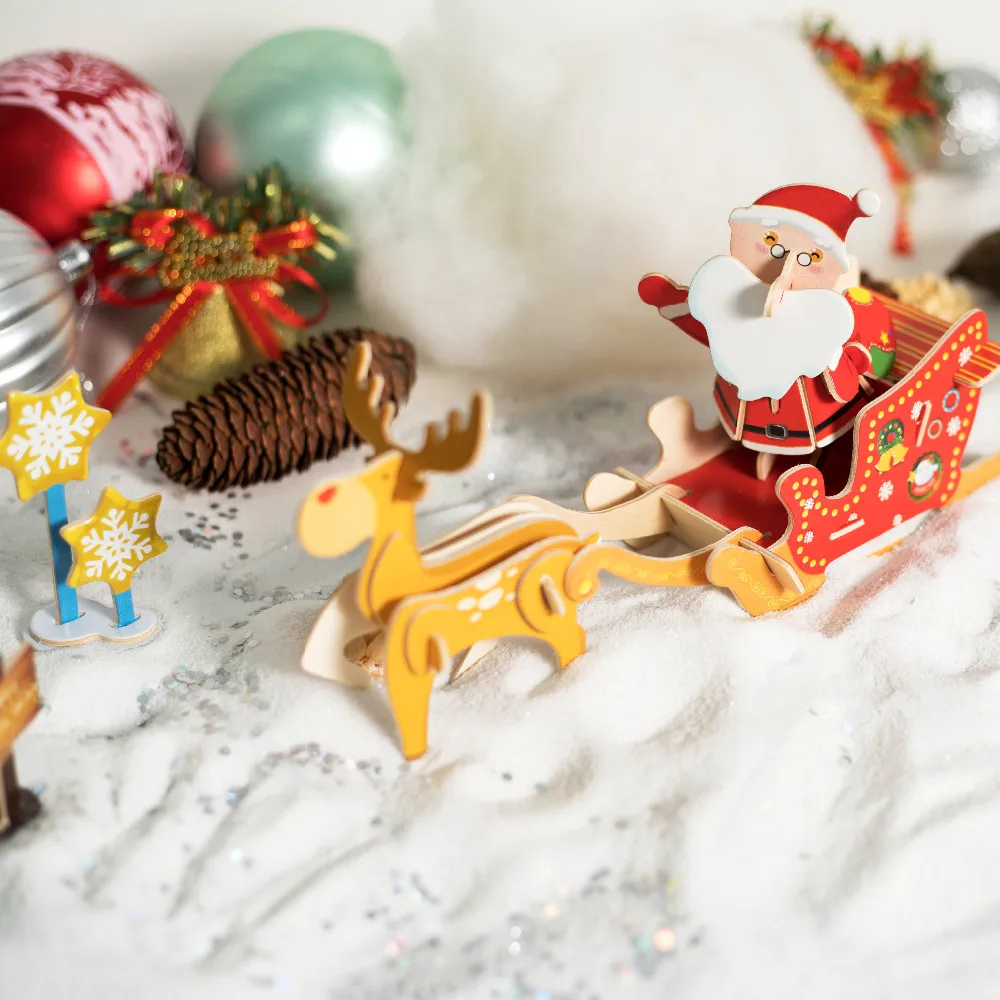 其他玩具与爱好  robotime 2018 christmas promotional gifts santa