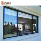 aluminium double panel shutter frame horizontal fix window fixed glass panel window with shutter design