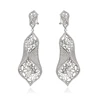 E-783 xuping luxury flower big earring, china artificial diamond direct wholesale costume jewelry