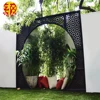 stainless steel laser cut decorative panels wall partition corten garden divider outdoor metal privacy screens