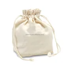 Wholesale 100% eco-friendly Canvas Cotton drawstring pouch