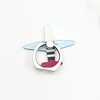 Custom aircraft style acrylic ring holder for mobile phone