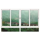 Special Painting Heavy Aluminum Sliding Windows Tempered Laminated Insulated Glass Sliding Window