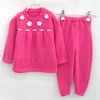 Cotton fabric breathable girl knitted sweater alibaba supplier children's clothing sets