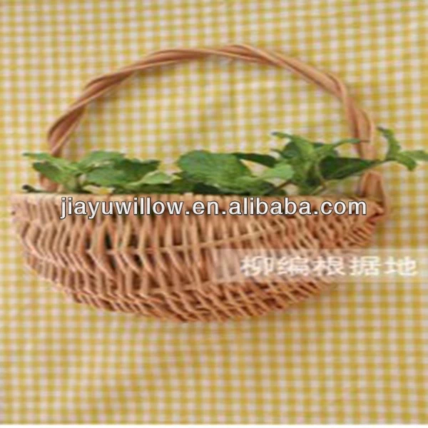 100%handmade craft exquisite wicker flower basket