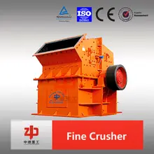 ZHONGDE Brand Fine Crusher for crushing ores and rock to fine size material