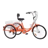 24" aluminum frame bicicleta leisure tricycle 3 wheel bike with basket/kids three wheels adult cargo bisiklet