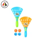Plastic Pop and Catch Launcher Basket Game toys kid Ball catch game