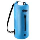 Fashion hot selling waterproof bag for swimming pool bean bag, plastic swimming bag with external pocket