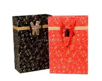 brown kraft paper bag/ paper carrier bags with die cut handles