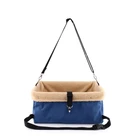 Carriers Cage Portable Foldable Waterproof Breathable Dog Car Seat Booster