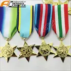 United Kingdom Military Decoration Commonwealth of Nationn Awards Medal Full Size Gold Medals