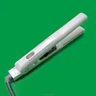 White hair styling 100% solid ceramic ionic plate flat iron