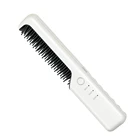 Wireless Mini Titanium hair straightener Professional Comb Brush