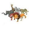 Jungle Wild Animal 6pcs Figure Kids Science Educational Toy Souvenir Elephant Wildlife Decor 3D PVC Toy
