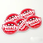 High quality customized waterproof die cut pvc sticker with logo printing
