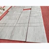 Grey Travertine Tiles, Brushed external Wall Covering, China Grey Travertine