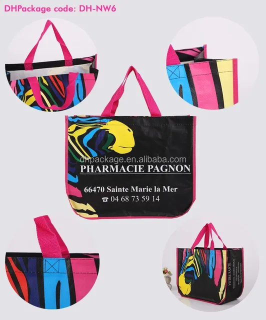 custom design xmas christmas gift non woven bag