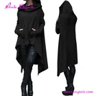 Private Lable Plain Black Women Sweatshirt Hoodie Pullover