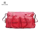 China supplier customized large leather diaper bag for women