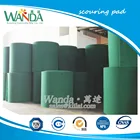 OEM green scouring pad kitchen sponge cleaning pad roll