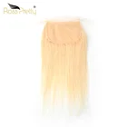 Ross Pretty Brazilian 5*5 Lace Closure Human Straight Hair 613 Frontal With Closure
