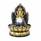 resin water fountain Indian buddhist handicraft