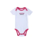 BKD 0-24m water printing short sleeve baby girl onesie