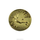 Custom 3d mermaid shaped metal stamping art coins from China for gift