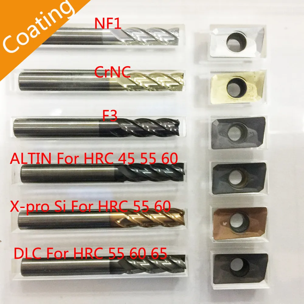 Hrc 55 Carbide Corn Teeth End Mill Corn Milling Cutter Pcd Milling 