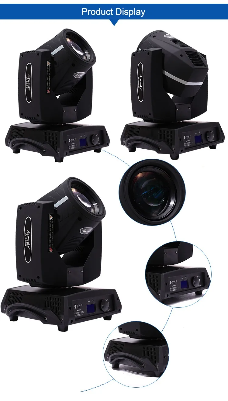 Manufacturer dmx512 spot led gobo stage lighting 350watt sharpy beam moving head light