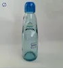 codd-neck glass carbonated bottle with marble