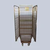 Folding 4-sides warehouse security metal cage