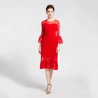 Chinese Red Color Fashion Dress, Summer Dress ,Hot Sale Woman Dress