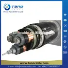 8.7/15kV aluminium conductor XLPE insulated CWS armoured 3 core 300mm power cable